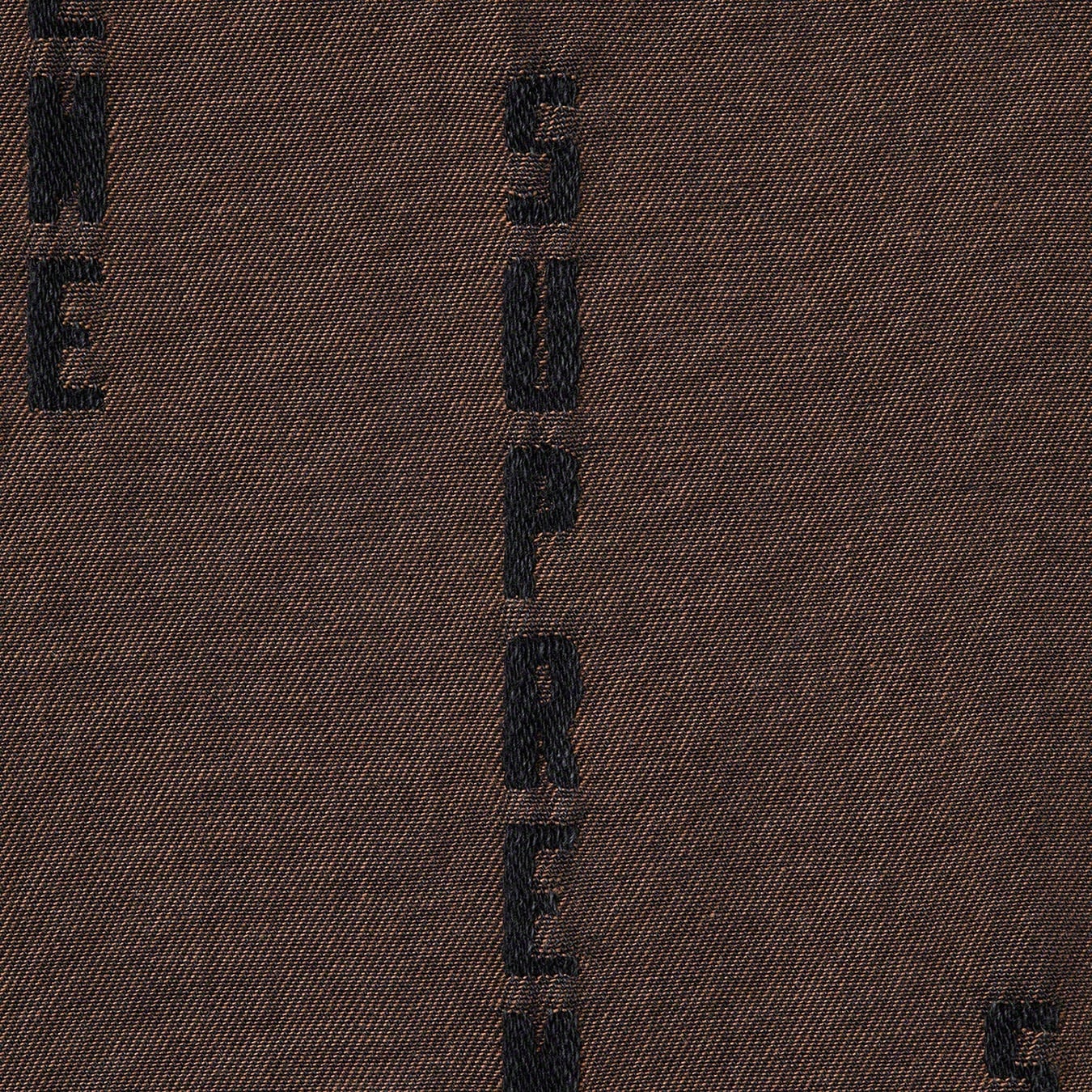Logo Stripe Jacquard Denim Shirt view 8
